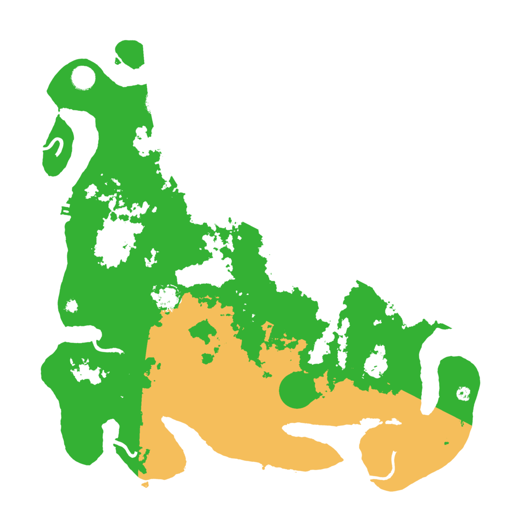 Biome Rust Map: Procedural Map, Size: 3800, Seed: 13829