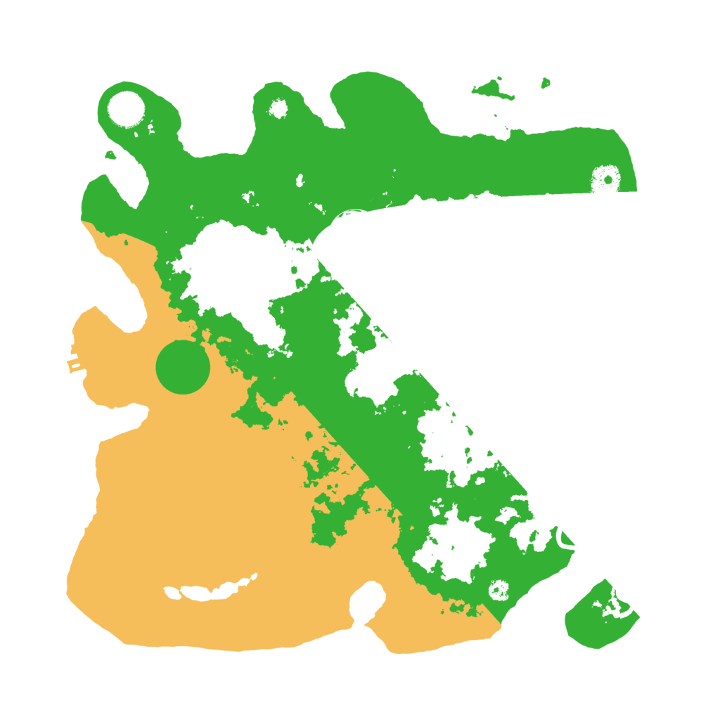 Biome Rust Map: Procedural Map, Size: 3500, Seed: 923420826