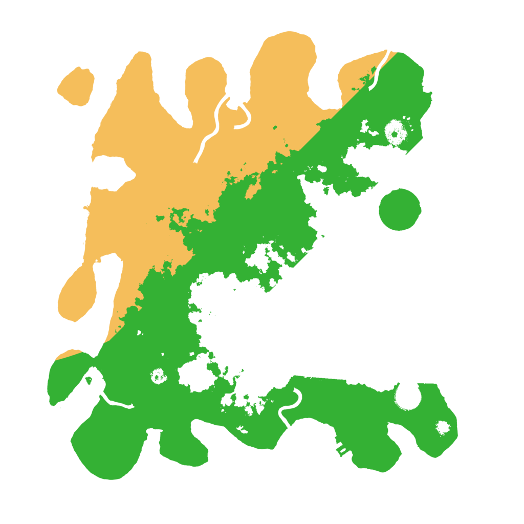 Biome Rust Map: Procedural Map, Size: 3500, Seed: 28403