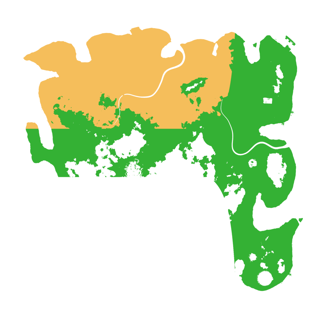Biome Rust Map: Procedural Map, Size: 3850, Seed: 1402798906