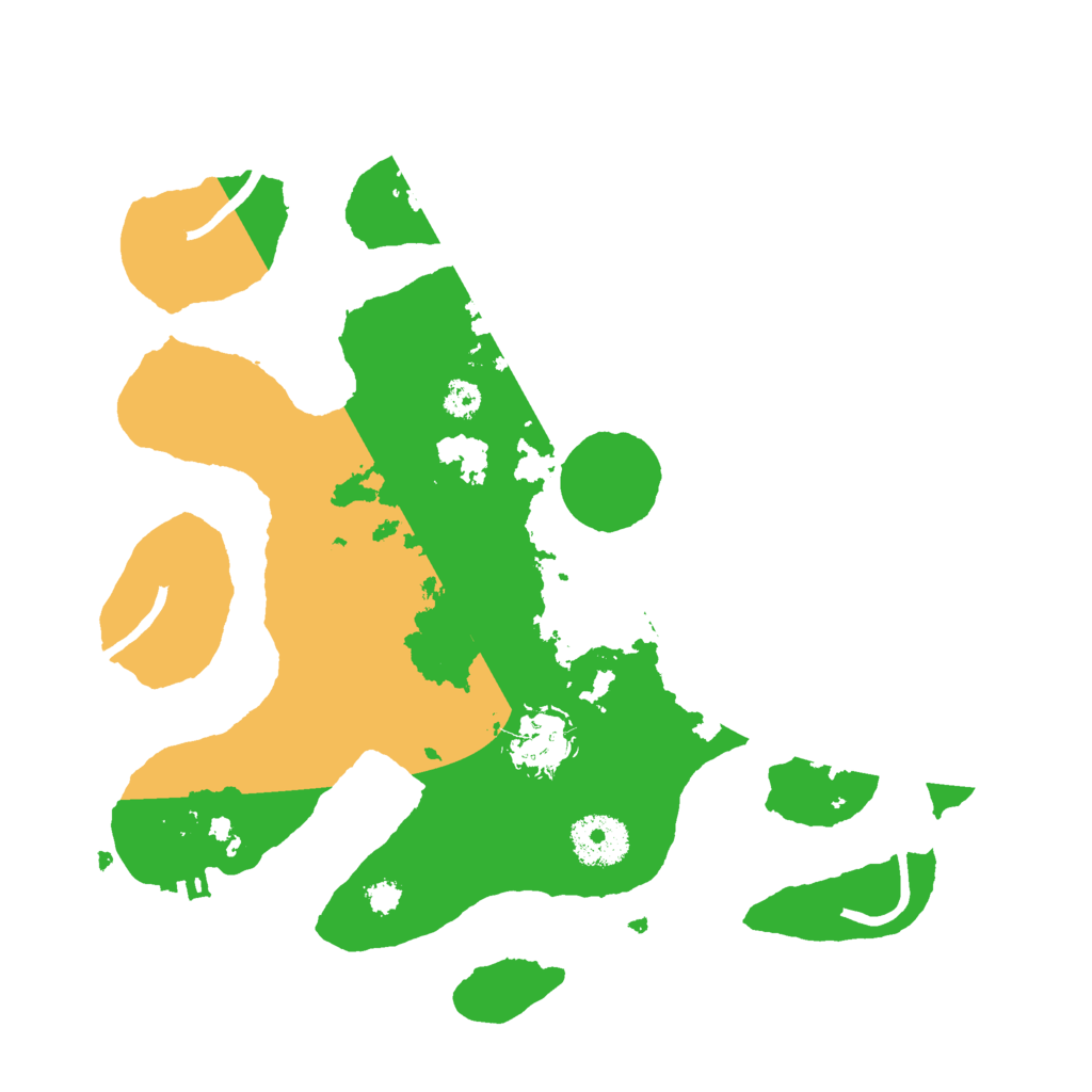 Biome Rust Map: Procedural Map, Size: 3000, Seed: 58423