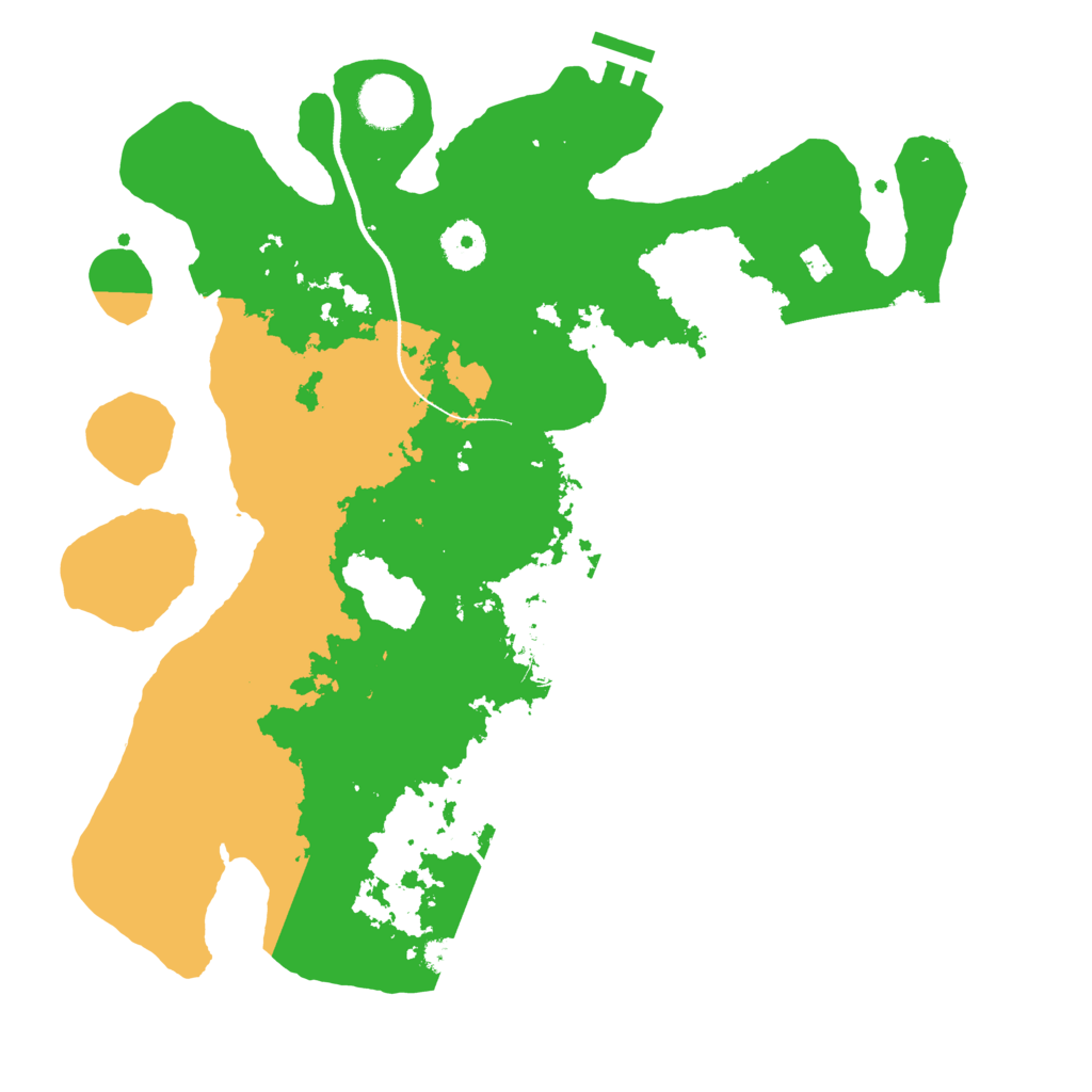 Biome Rust Map: Procedural Map, Size: 3500, Seed: 1671123358