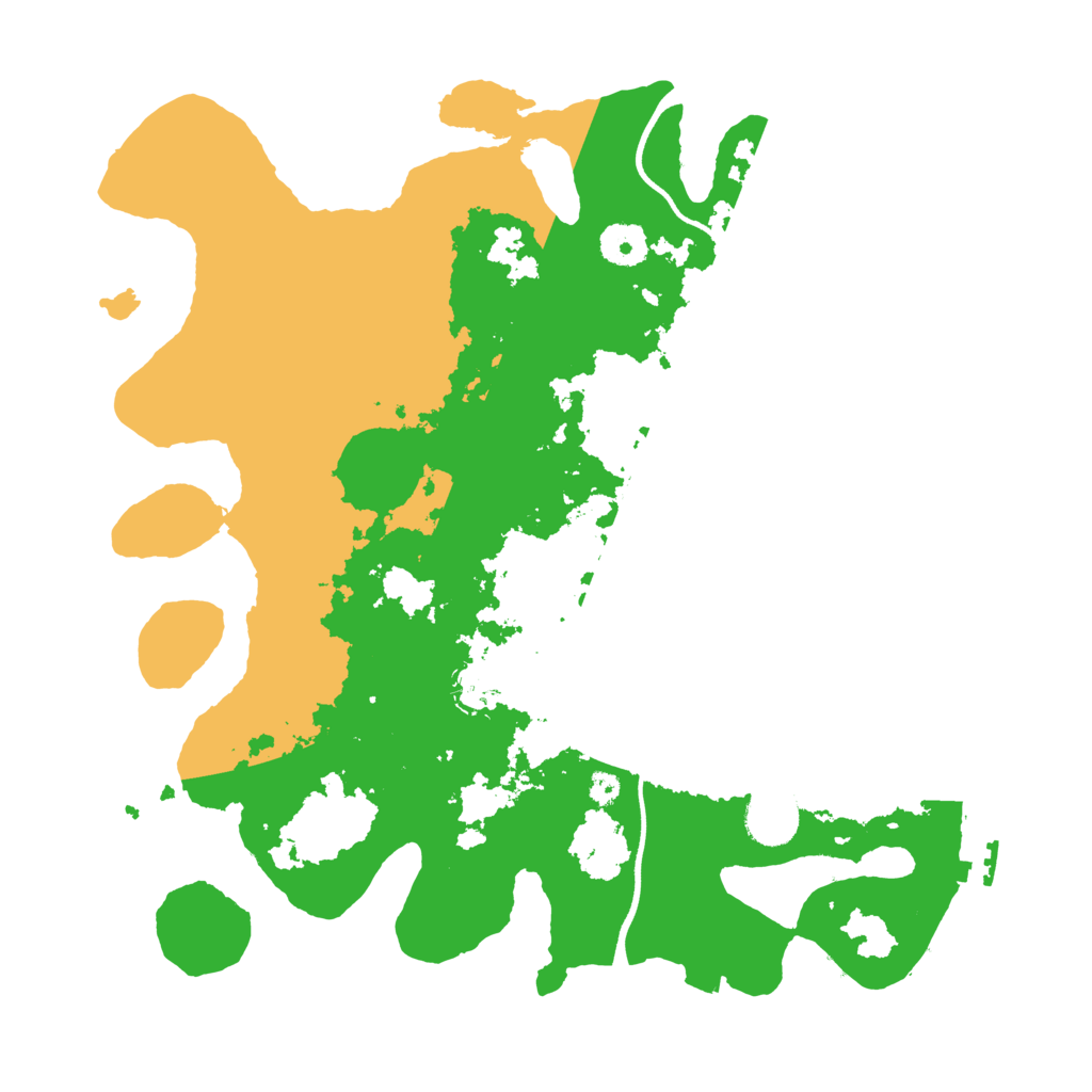 Biome Rust Map: Procedural Map, Size: 3600, Seed: 127