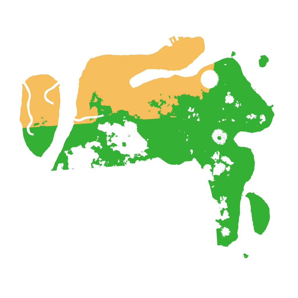 Biome Rust Map: Procedural Map, Size: 3000, Seed: 130567