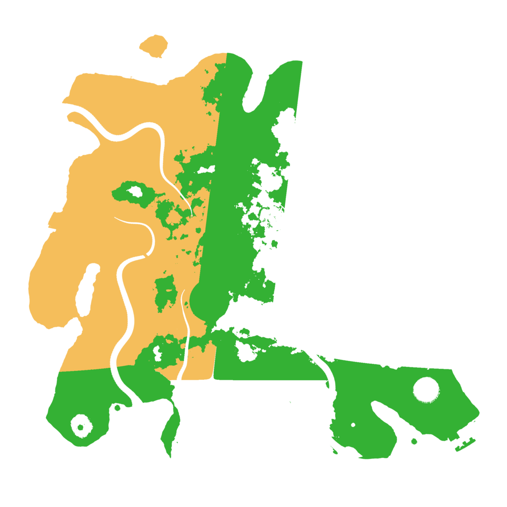 Biome Rust Map: Procedural Map, Size: 3500, Seed: 1843770720