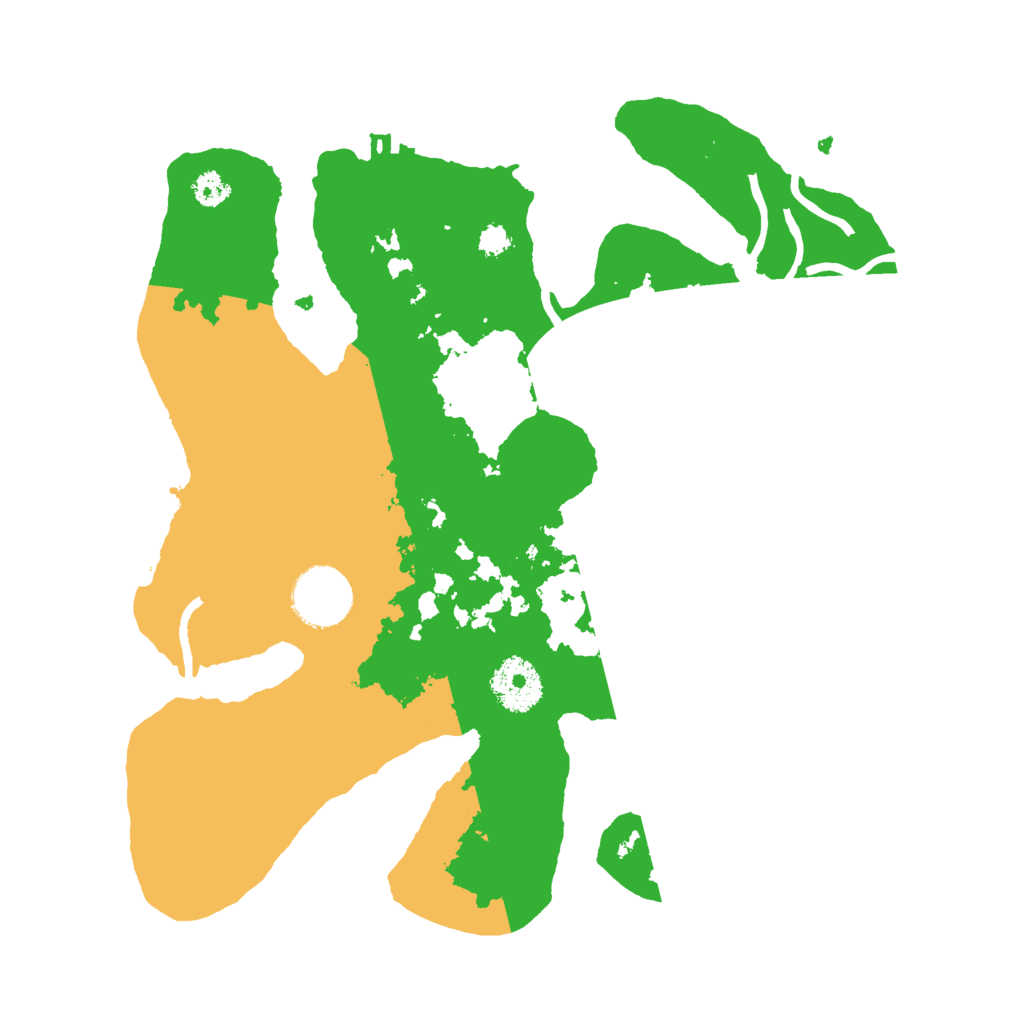 Biome Rust Map: Procedural Map, Size: 3000, Seed: 799679