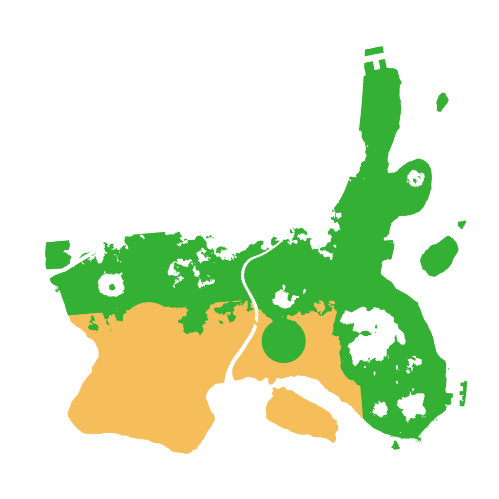 Biome Rust Map: Procedural Map, Size: 3000, Seed: 443929