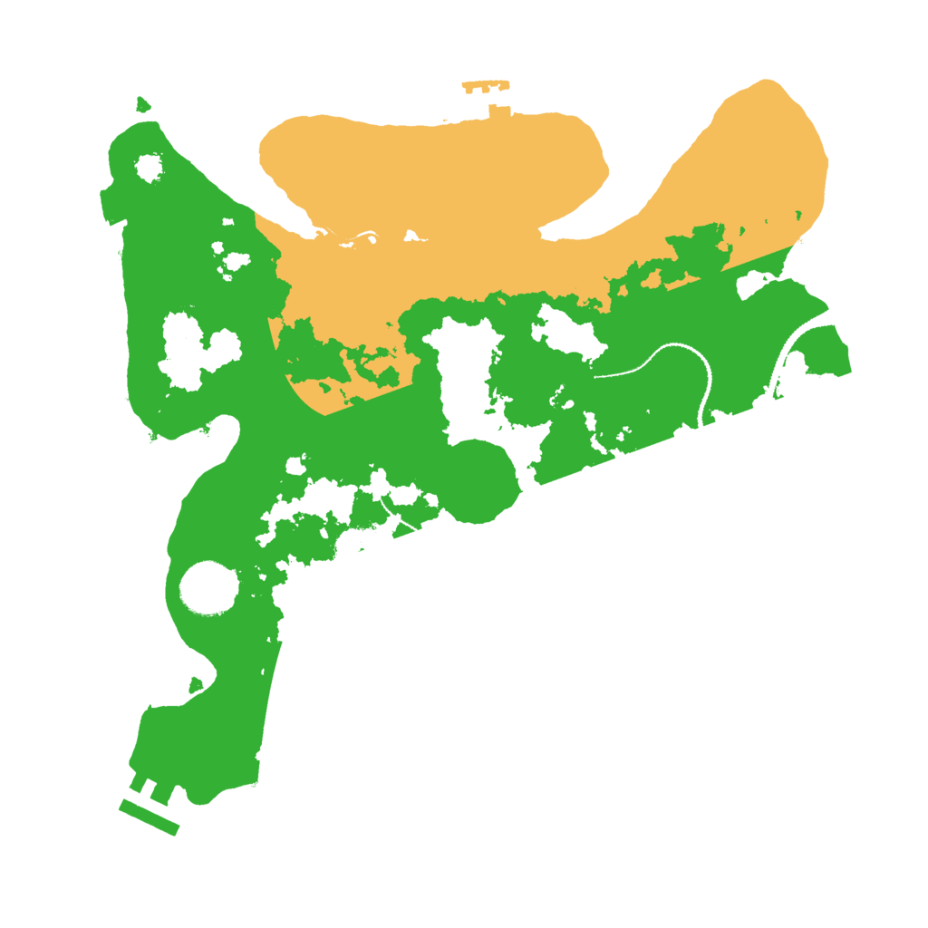 Biome Rust Map: Procedural Map, Size: 3000, Seed: 695415