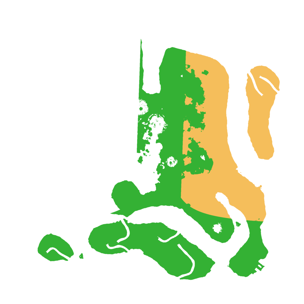 Biome Rust Map: Procedural Map, Size: 3000, Seed: 109030