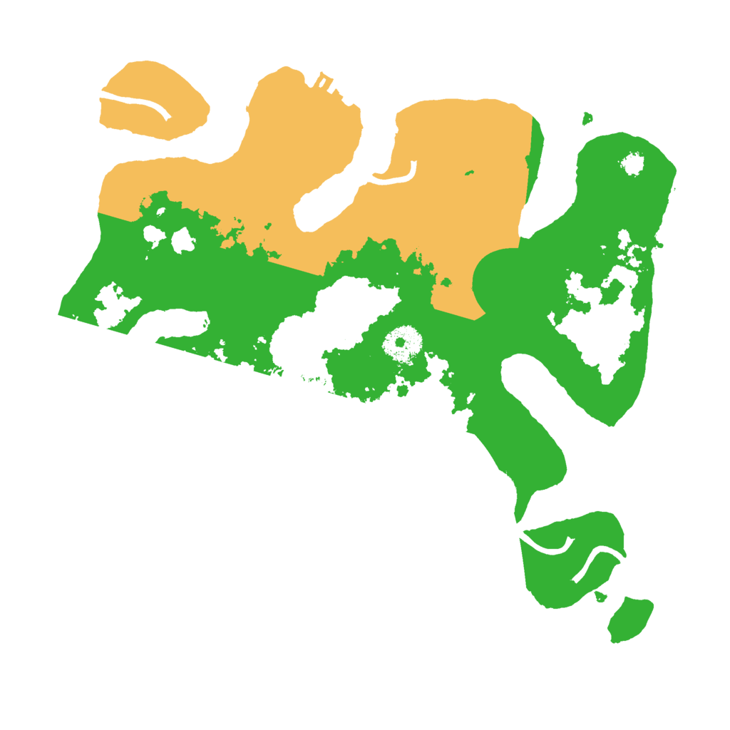 Biome Rust Map: Procedural Map, Size: 3000, Seed: 516962