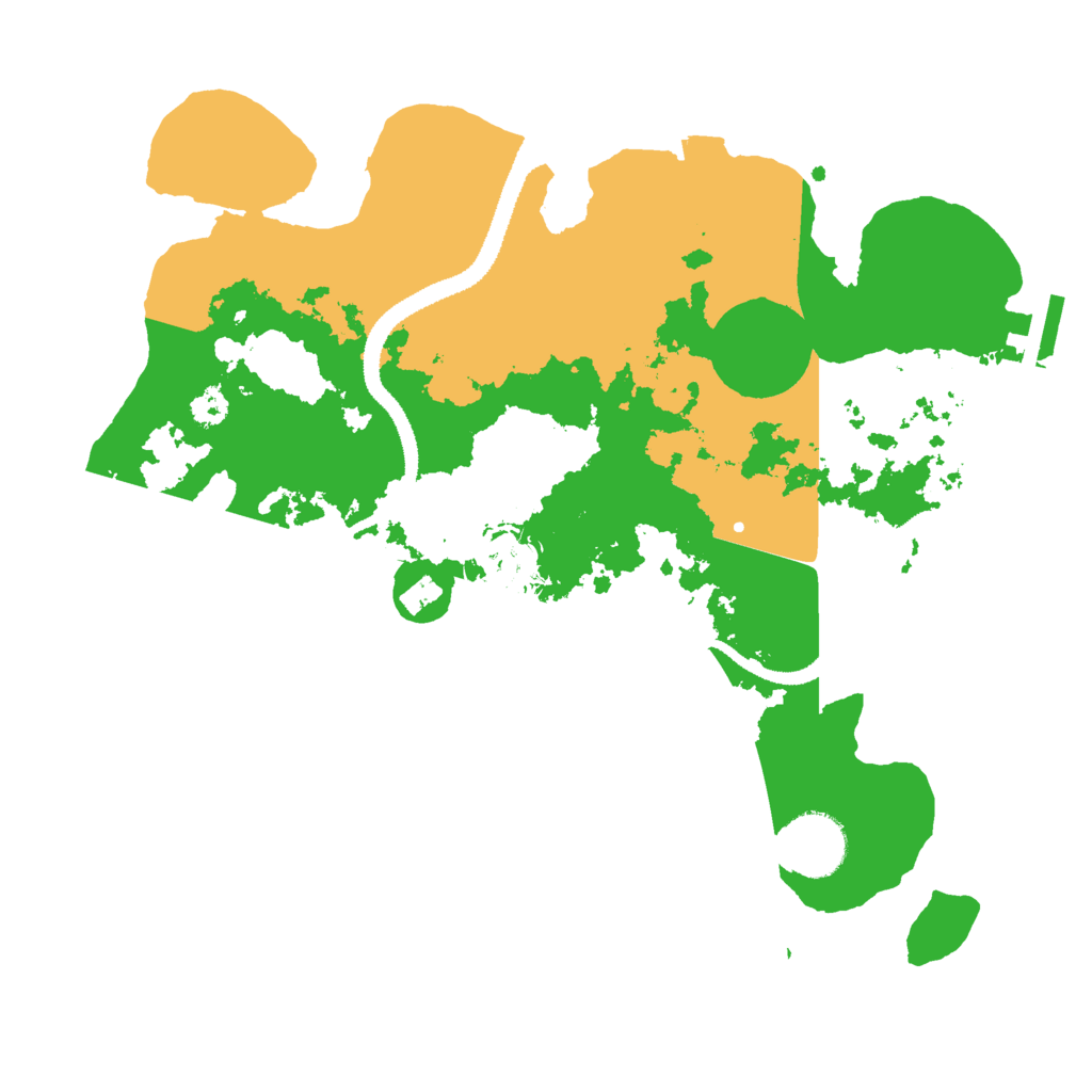 Biome Rust Map: Procedural Map, Size: 3000, Seed: 516962