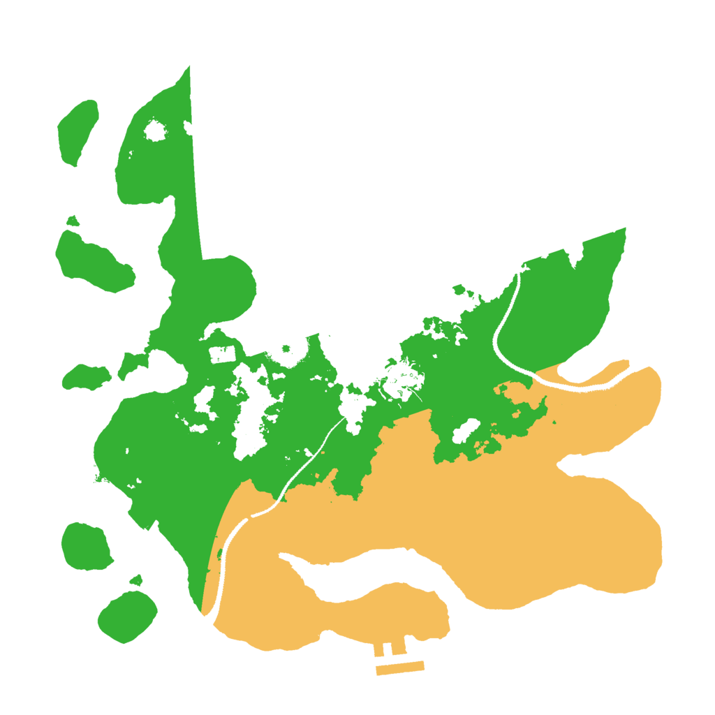Biome Rust Map: Procedural Map, Size: 3000, Seed: 347132