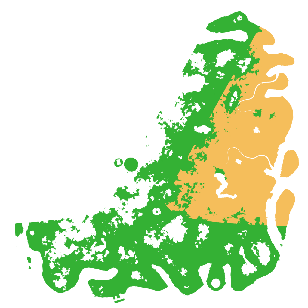 Biome Rust Map: Procedural Map, Size: 6000, Seed: 940123259