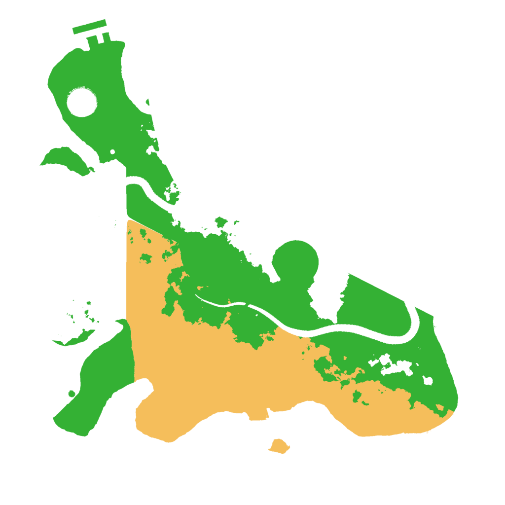 Biome Rust Map: Procedural Map, Size: 3000, Seed: 25019960