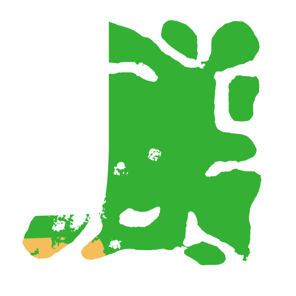 Biome Rust Map: Barren, Size: 3500, Seed: 680971997