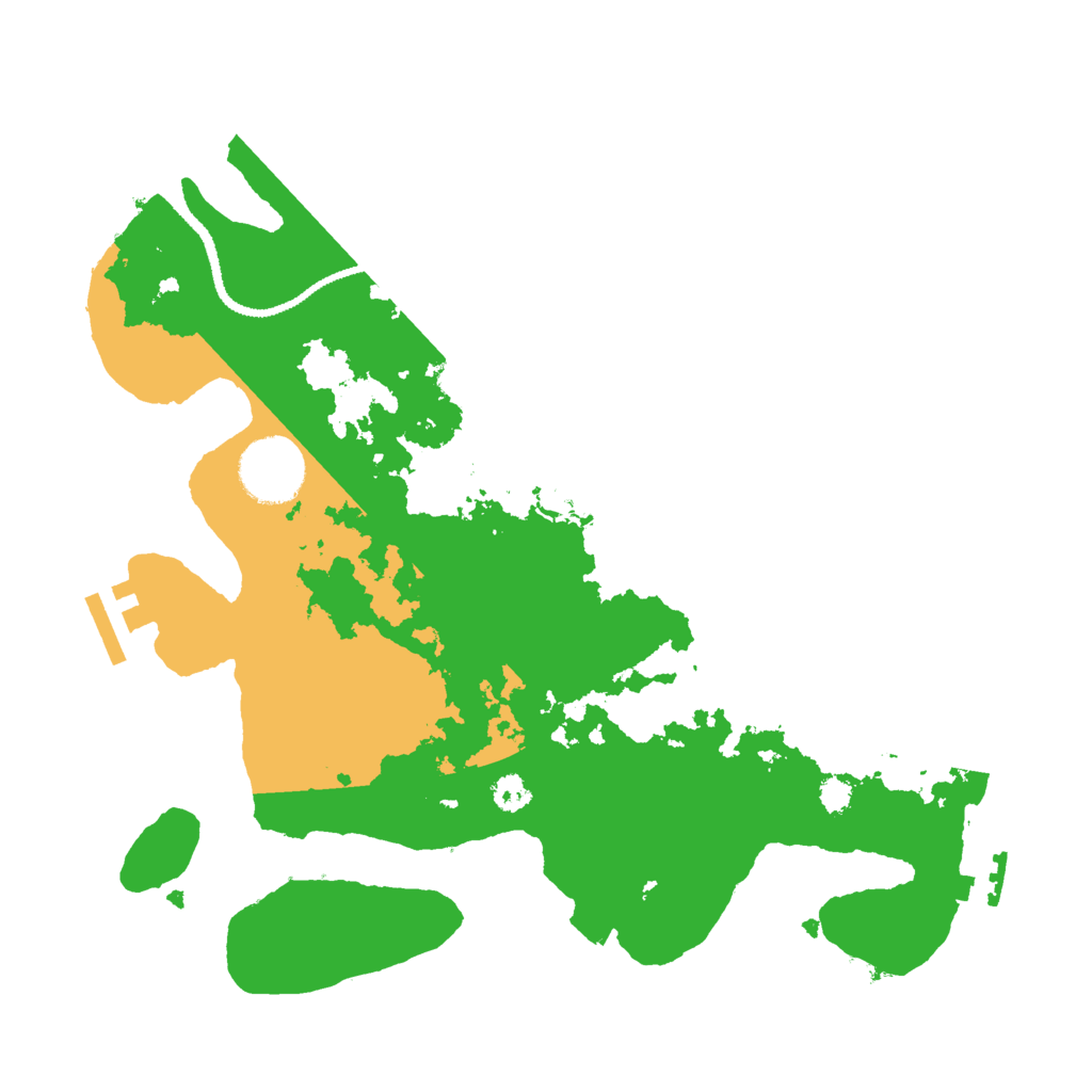 Biome Rust Map: Procedural Map, Size: 3000, Seed: 22930015