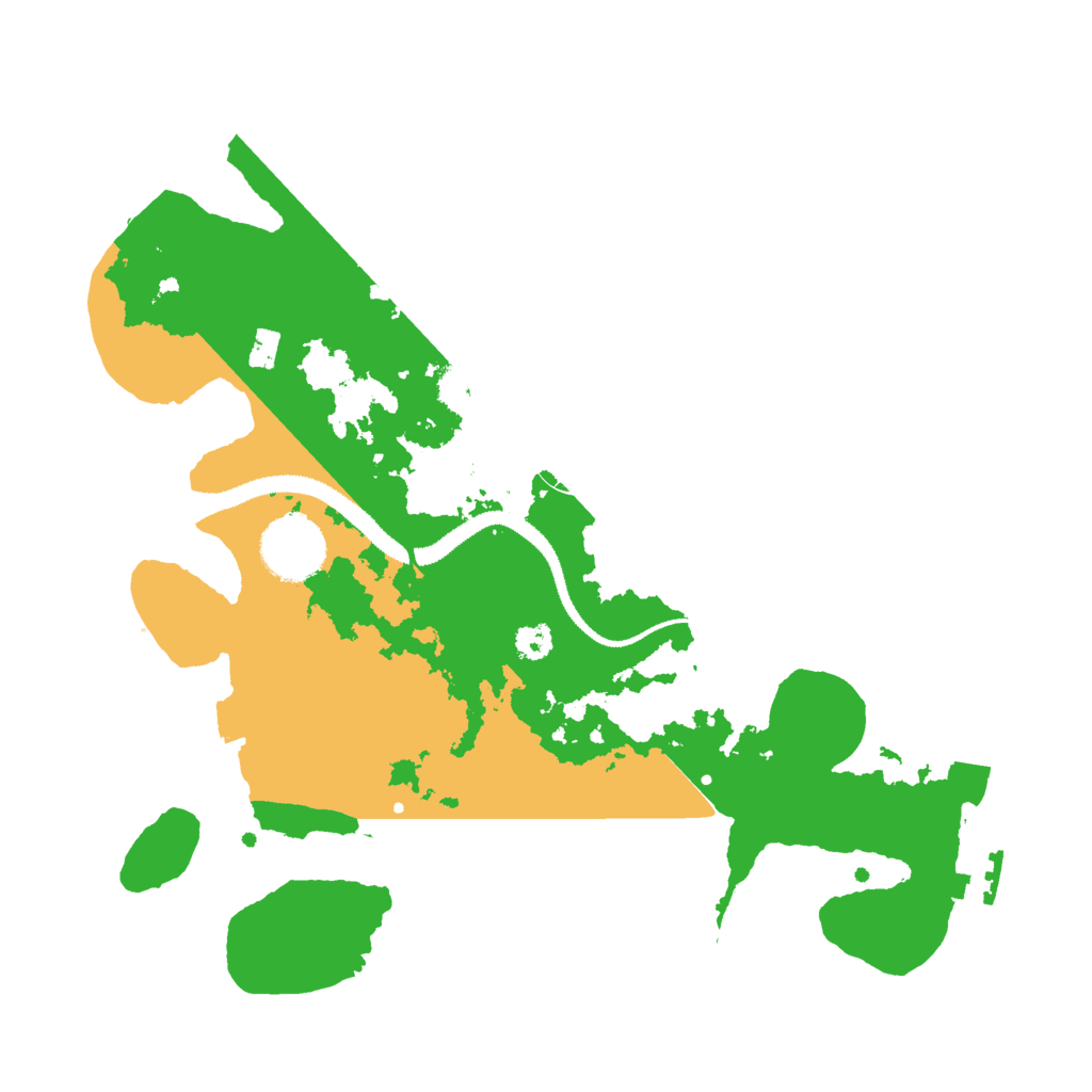 Biome Rust Map: Procedural Map, Size: 3000, Seed: 22930015