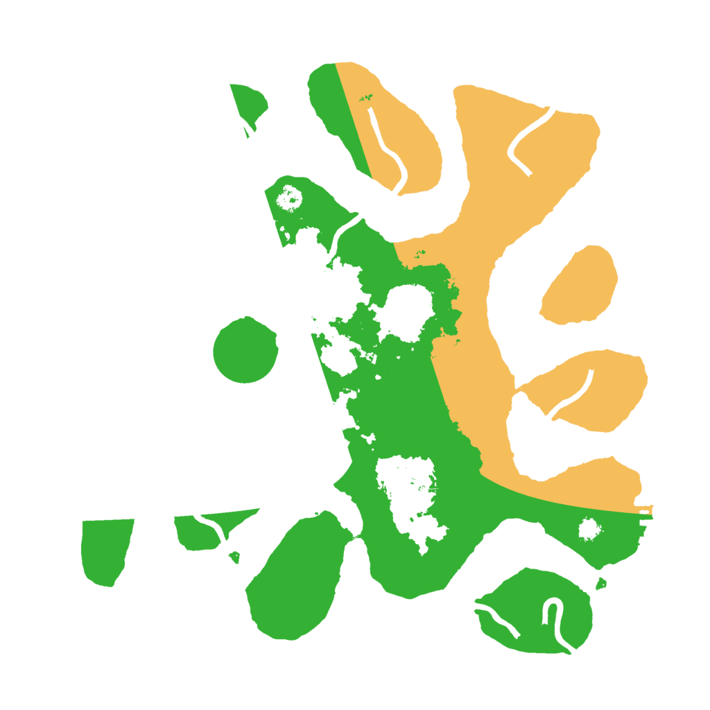 Biome Rust Map: Procedural Map, Size: 3000, Seed: 244820