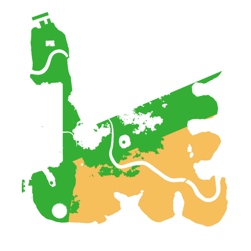 Biome Rust Map: Procedural Map, Size: 3000, Seed: 441811