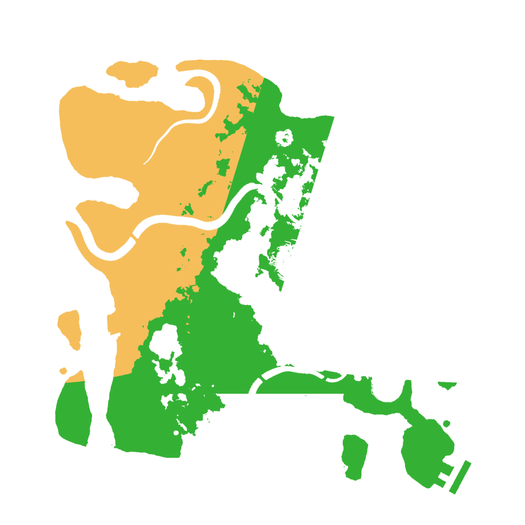 Biome Rust Map: Procedural Map, Size: 3000, Seed: 592942