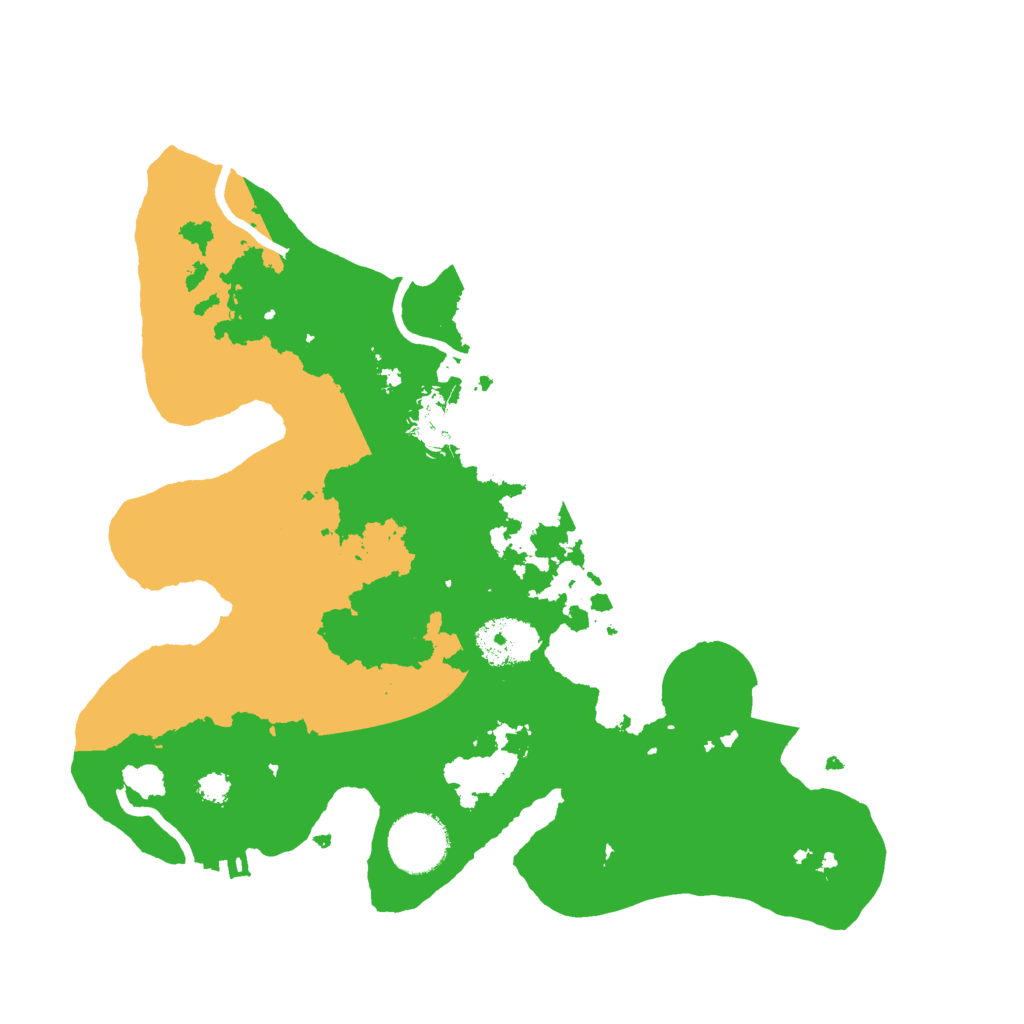 Biome Rust Map: Procedural Map, Size: 3000, Seed: 7397644