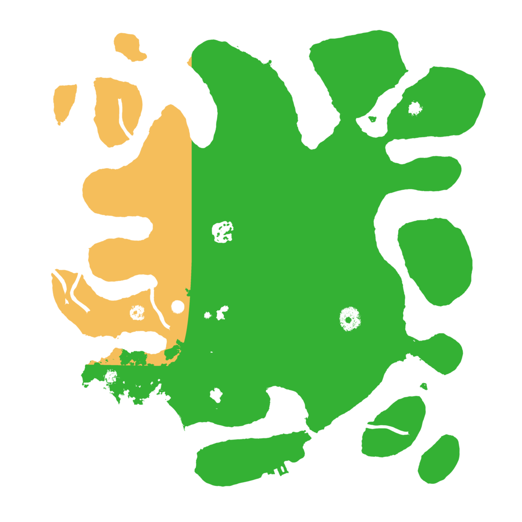 Biome Rust Map: Procedural Map, Size: 3500, Seed: 1758