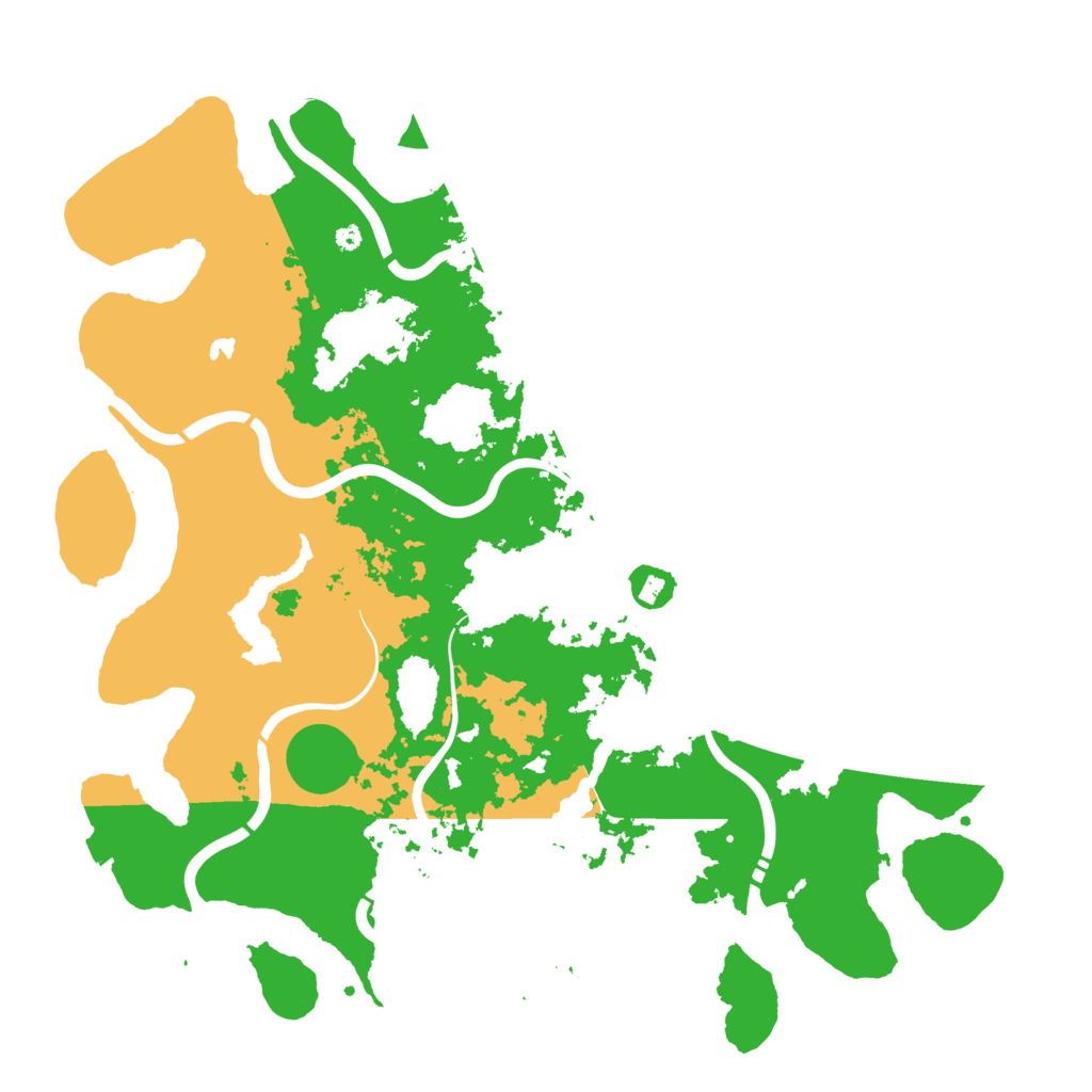 Biome Rust Map: Procedural Map, Size: 4250, Seed: 9444445