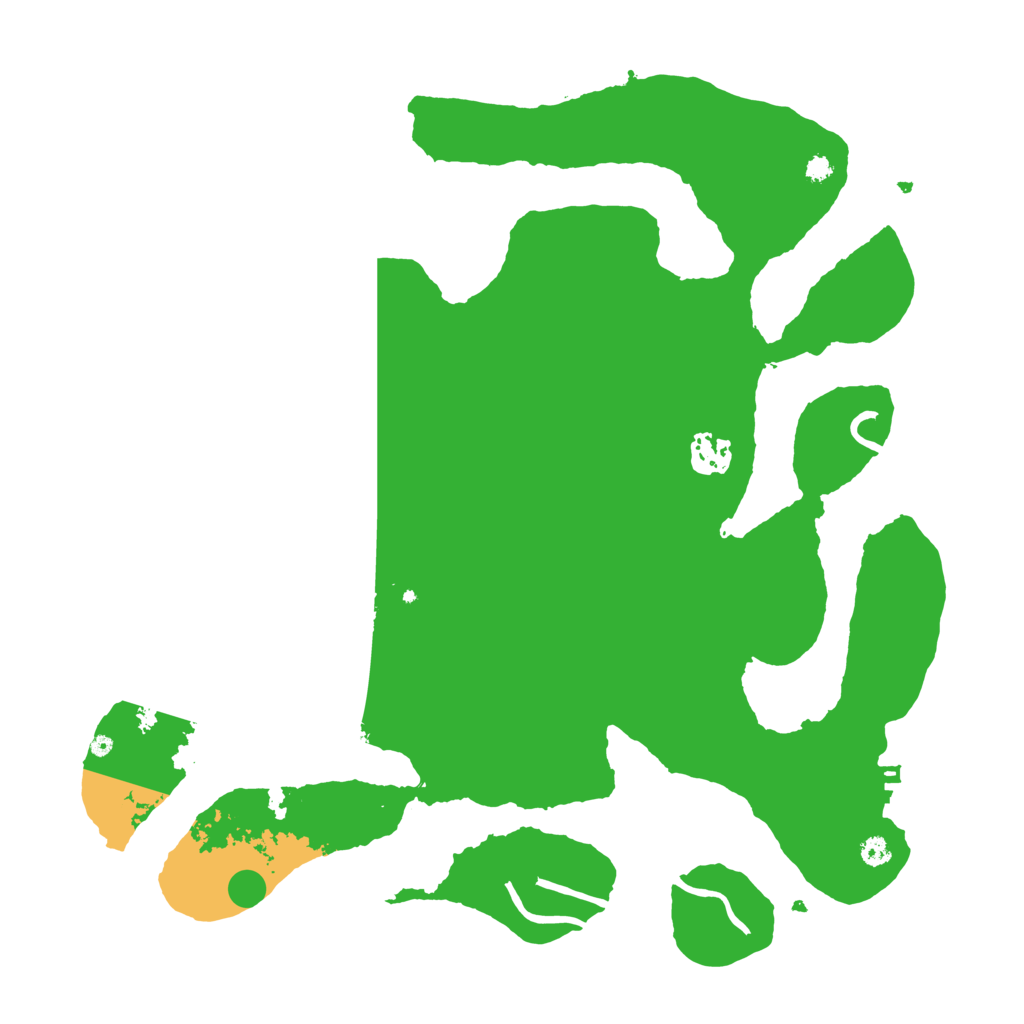 Biome Rust Map: Procedural Map, Size: 3550, Seed: 23510