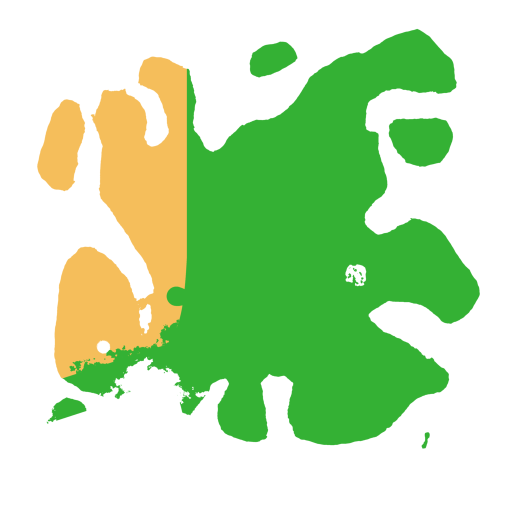 Biome Rust Map: Barren, Size: 3500, Seed: 1643326282