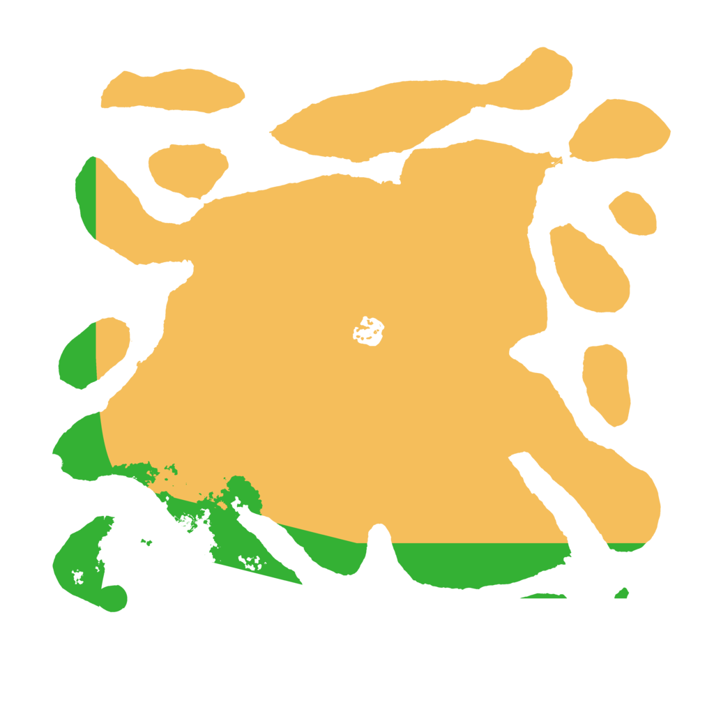 Biome Rust Map: Barren, Size: 3600, Seed: 1854