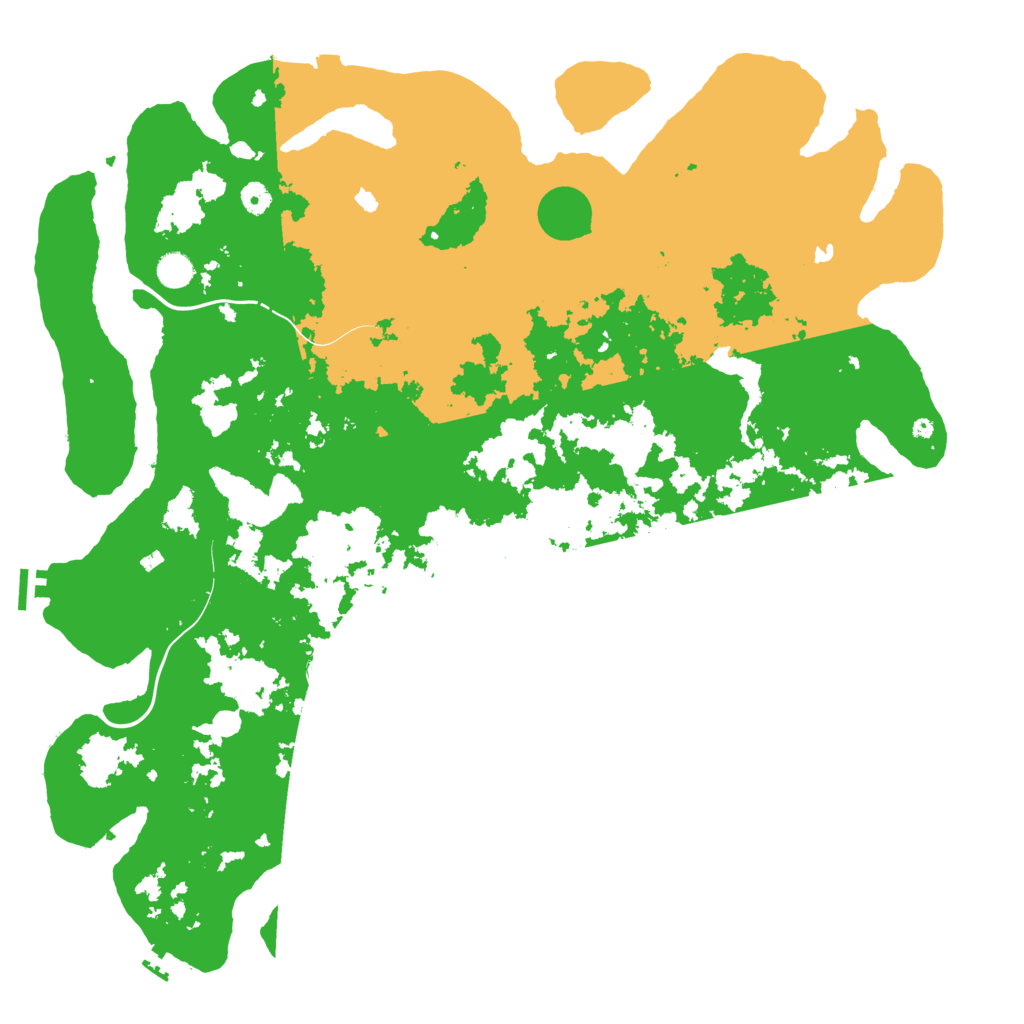 Biome Rust Map: Procedural Map, Size: 5000, Seed: 191121818