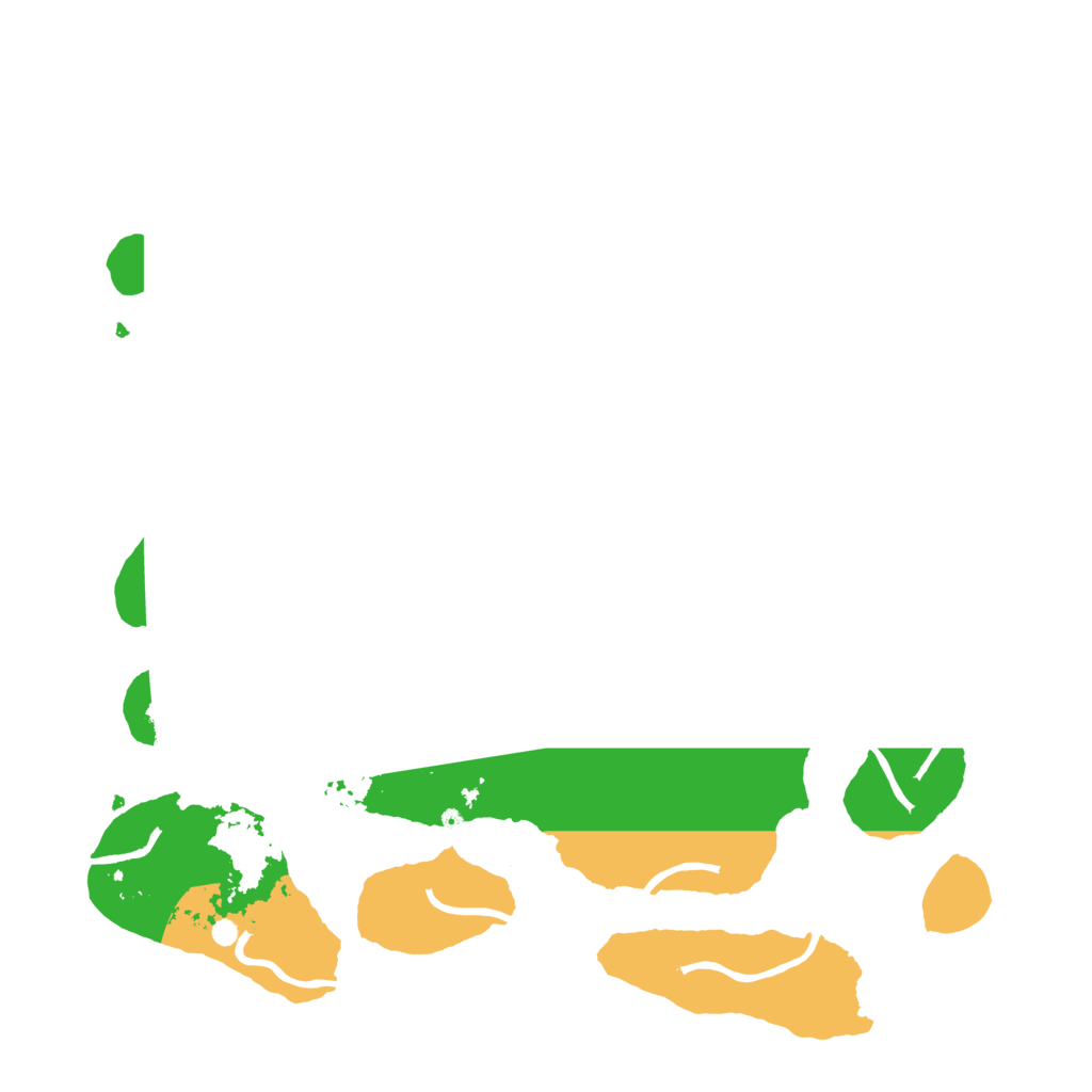 Biome Rust Map: Procedural Map, Size: 3700, Seed: 25556