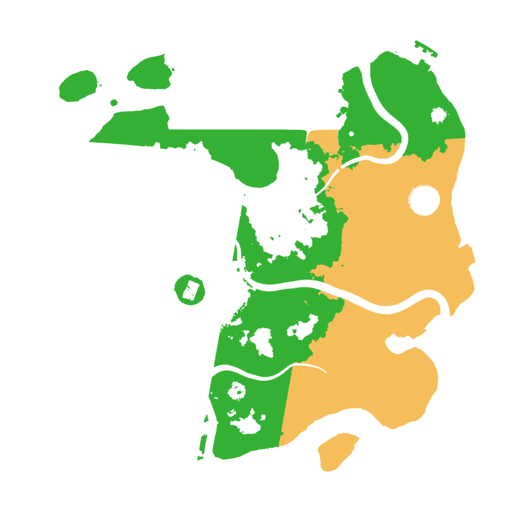 Biome Rust Map: Procedural Map, Size: 3000, Seed: 160775