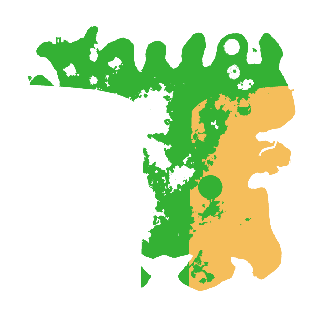 Biome Rust Map: Procedural Map, Size: 3550, Seed: 801395