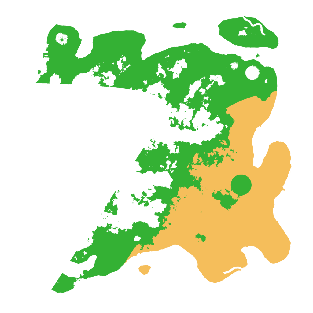 Biome Rust Map: Procedural Map, Size: 4000, Seed: 1490668840