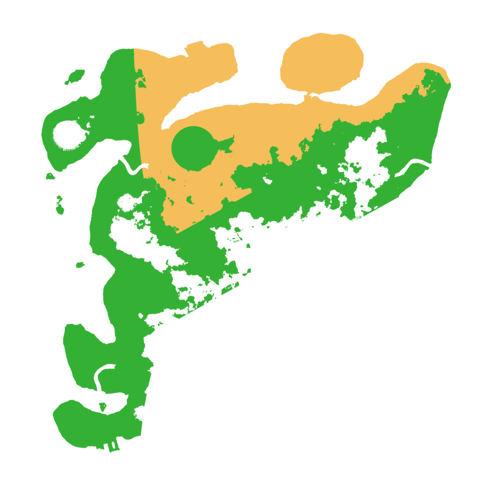 Biome Rust Map: Procedural Map, Size: 3000, Seed: 462645