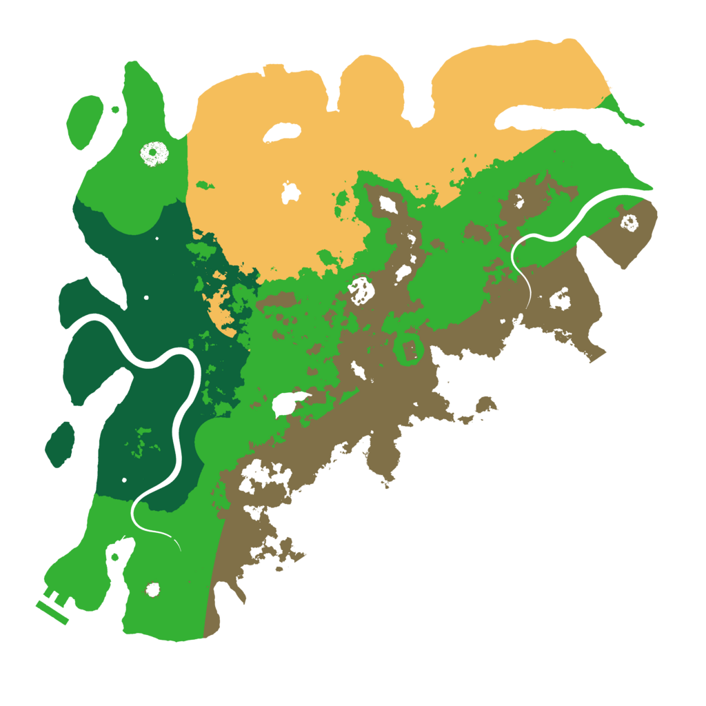 Biome Rust Map: Procedural Map, Size: 4000, Seed: 77320204
