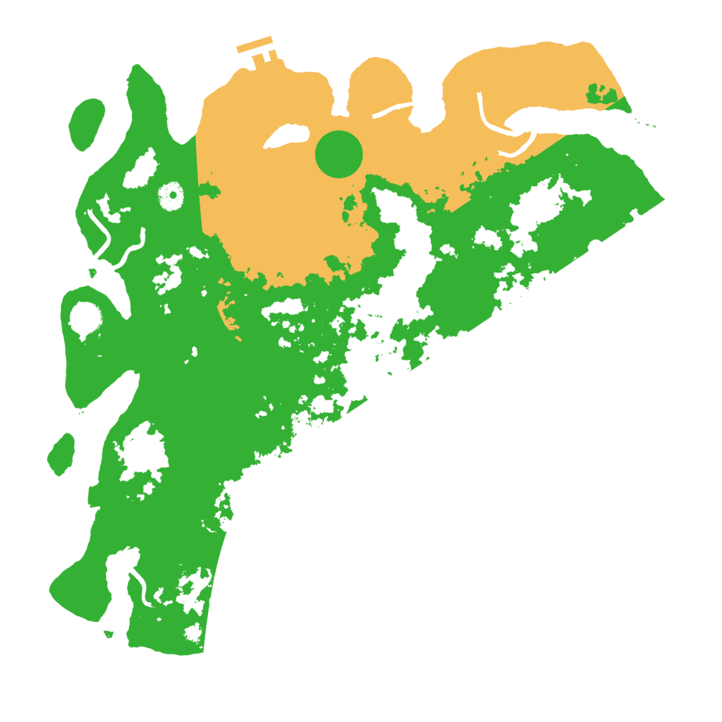 Biome Rust Map: Procedural Map, Size: 4000, Seed: 77320204