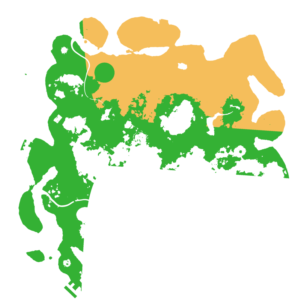 Biome Rust Map: Procedural Map, Size: 4050, Seed: 91853