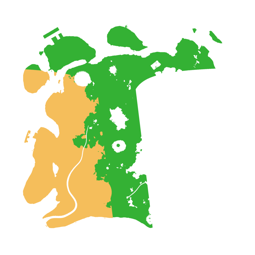 Biome Rust Map: Procedural Map, Size: 3000, Seed: 584778