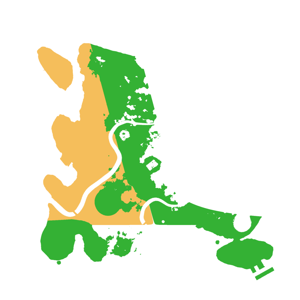 Biome Rust Map: Procedural Map, Size: 3000, Seed: 984067