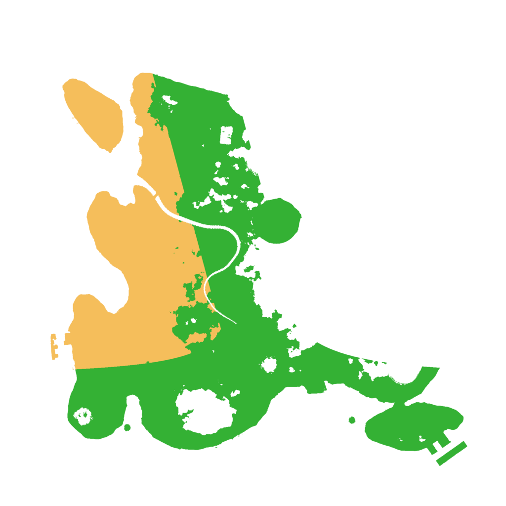 Biome Rust Map: Procedural Map, Size: 3000, Seed: 984067