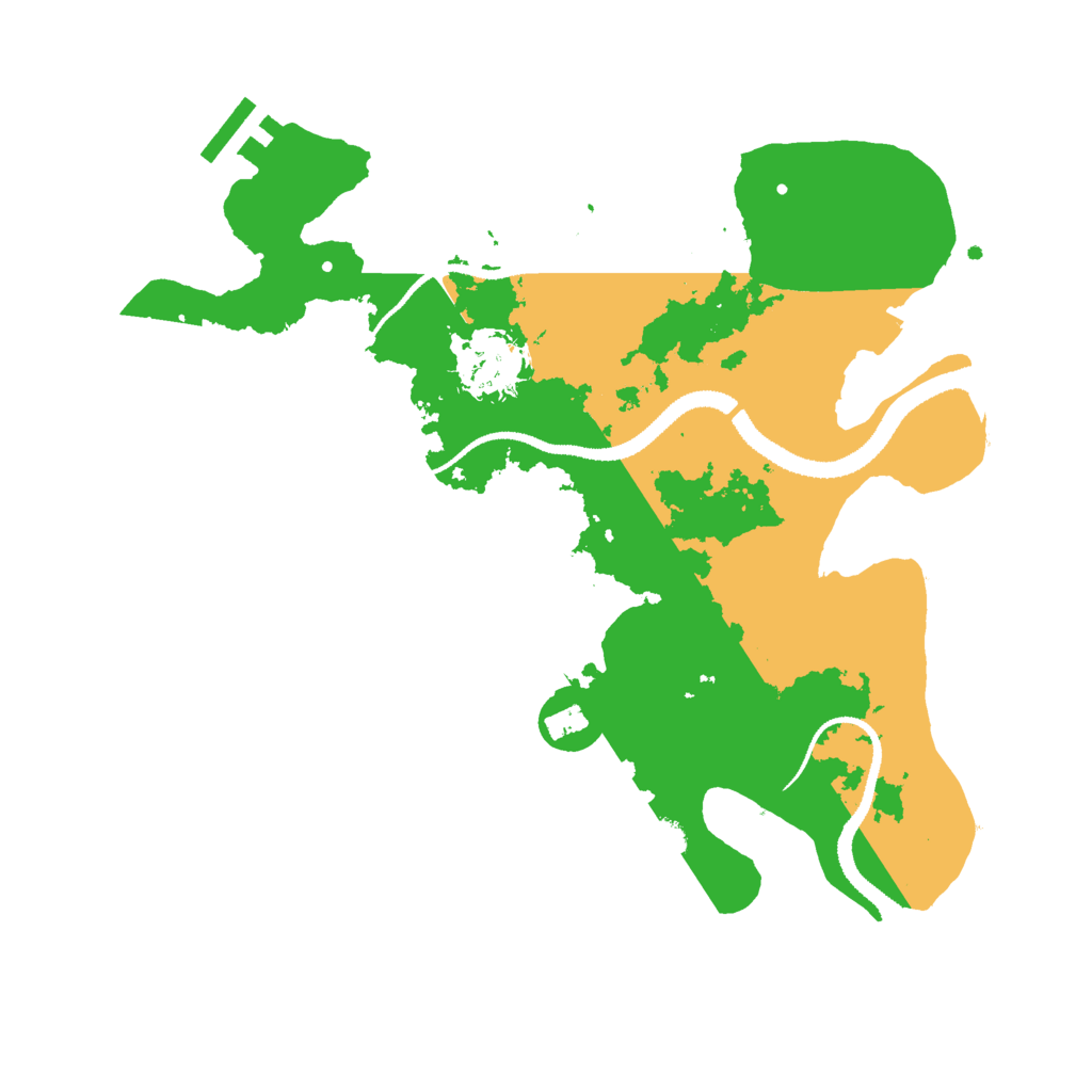 Biome Rust Map: Procedural Map, Size: 3000, Seed: 589164