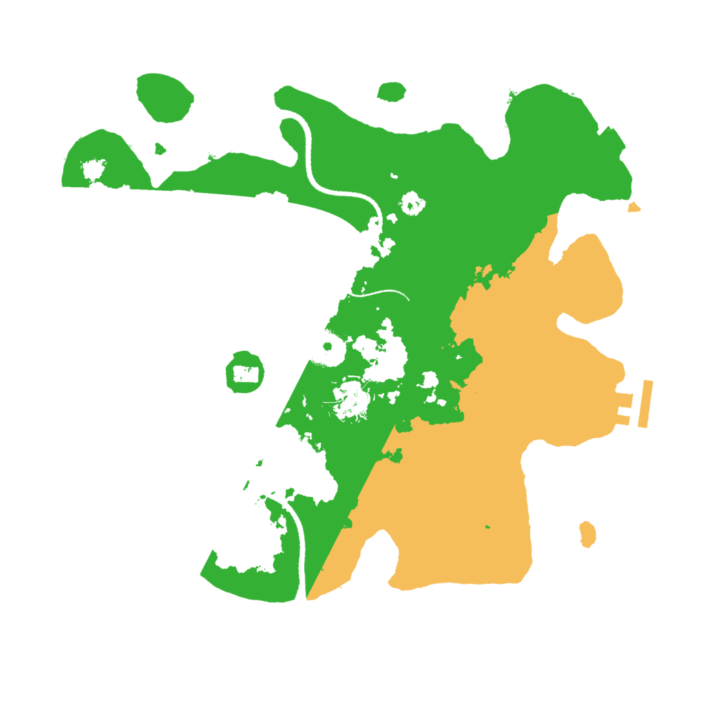 Biome Rust Map: Procedural Map, Size: 3000, Seed: 162721