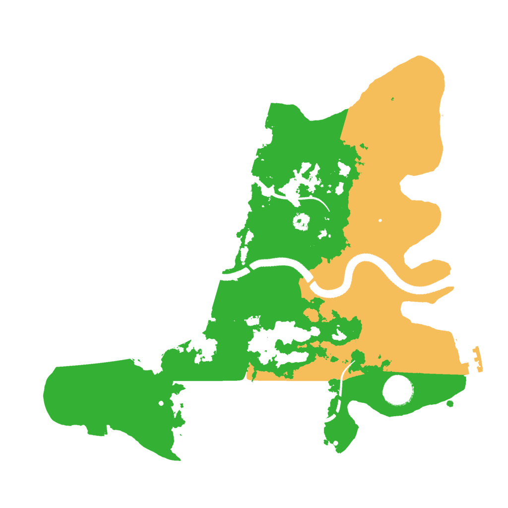 Biome Rust Map: Procedural Map, Size: 3000, Seed: 757490