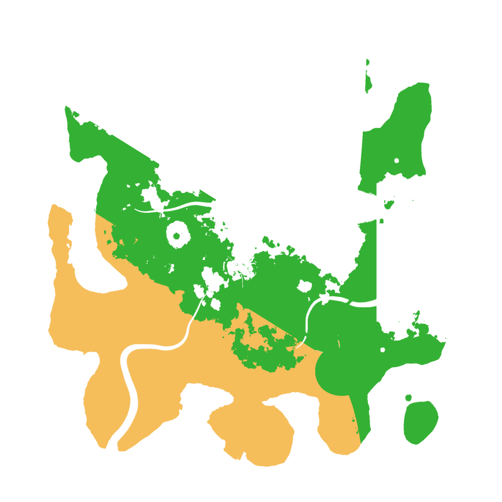 Biome Rust Map: Procedural Map, Size: 3000, Seed: 583992