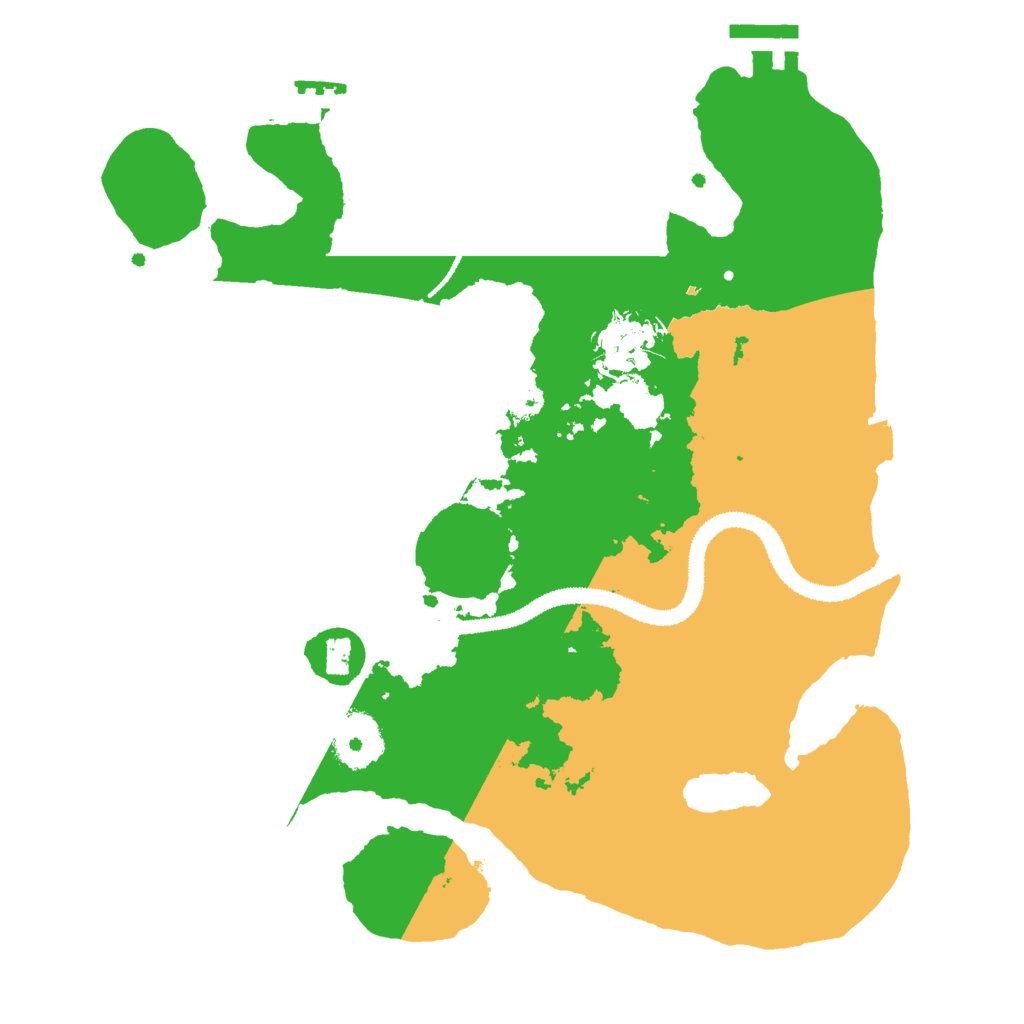 Biome Rust Map: Procedural Map, Size: 3000, Seed: 337480447