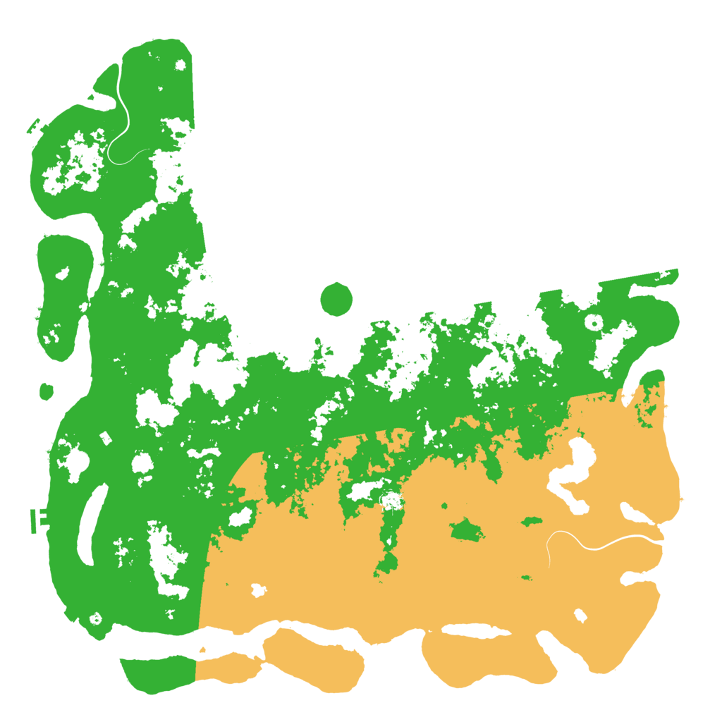 Biome Rust Map: Procedural Map, Size: 6000, Seed: 325307187
