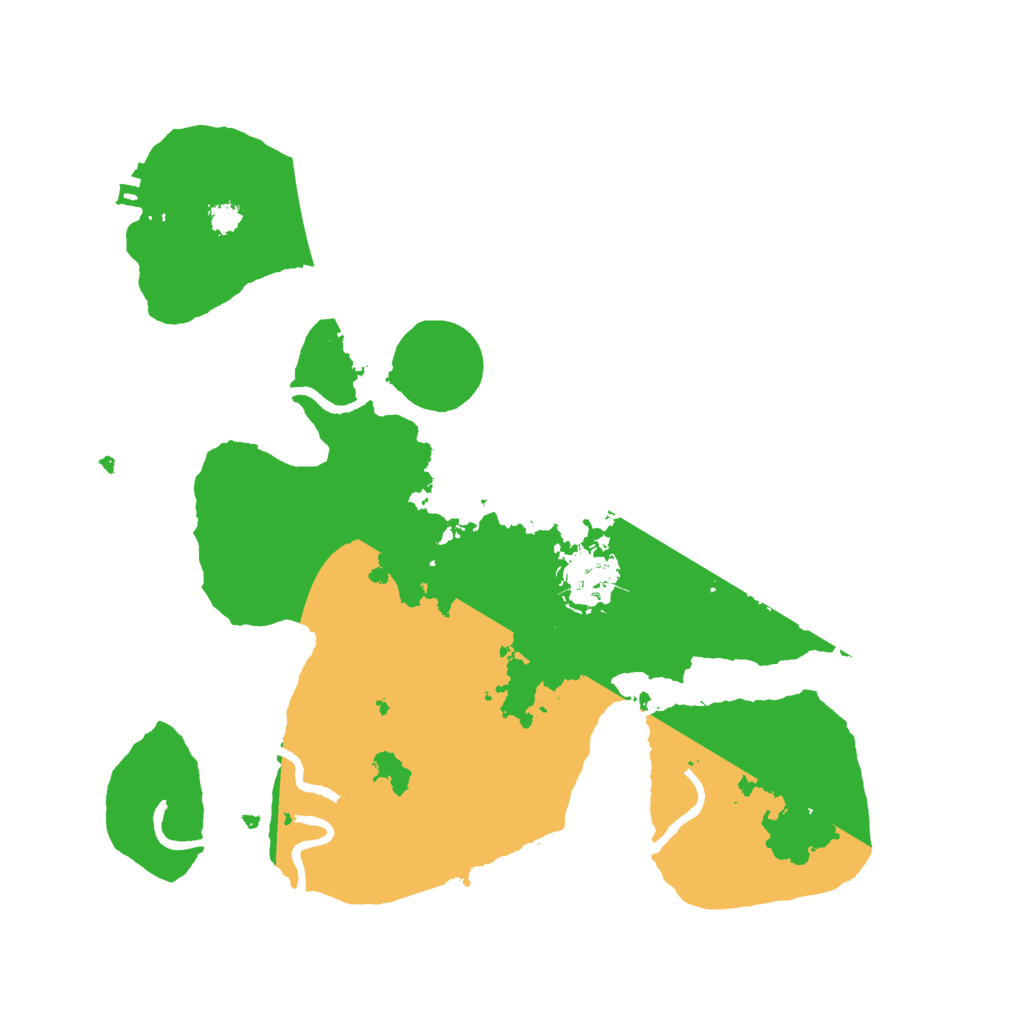 Biome Rust Map: Procedural Map, Size: 3000, Seed: 489683