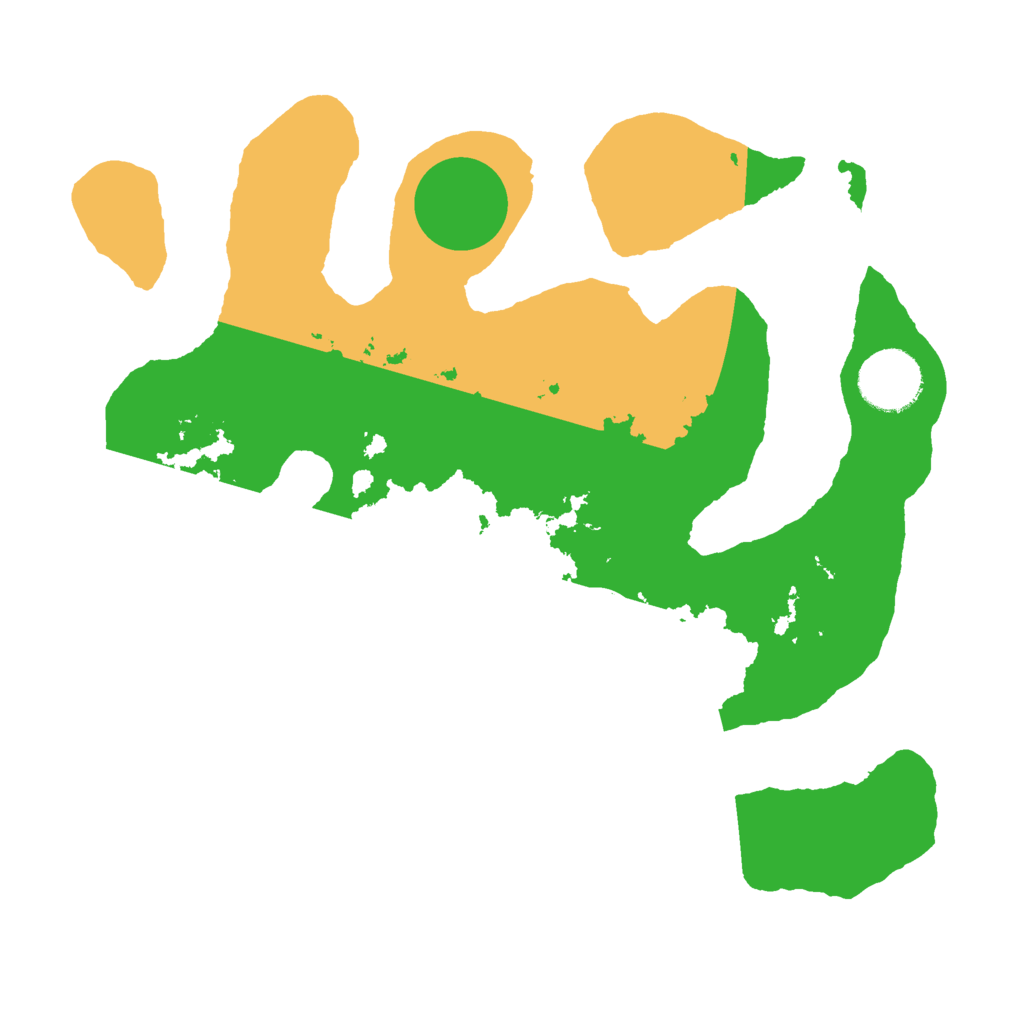 Biome Rust Map: Barren, Size: 2900, Seed: 2147483647